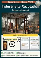 Vorschau - Stundenentwürfe - Industrielle Revolution: England, Deutschland und soziale Folgen | Materialpaket - Seite 1