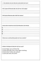 Vorschau - Arbeitsblätter - Lesetexte zu Feuer mit Fragen und Lösungen - Seite 2
