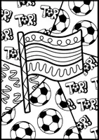 Vorschau - Arbeitsblätter - Fußball WM 2026 - Pop Art Kunst zum Weiter & Ausmalen - Seite 3