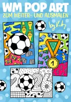 Vorschau - Arbeitsblätter - Fußball WM 2026 - Pop Art Kunst zum Weiter & Ausmalen - Deckblatt