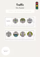 Vorschau - Arbeitsblätter - Traffic (Verkehr): Mini Booklet - Deckblatt