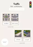 Vorschau - Poster - Traffic (Verkehr): Bild- und Wortkarten - Deckblatt