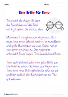 Vorschau - Arbeitsblätter - Einfache Lesetexte in Silbenschrift - Seite 2