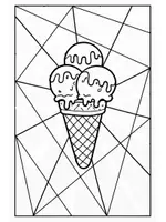 Vorschau - Mal- und Bastelvorlagen - Pop art Sommer – Eis, Melone & Co - Seite 3