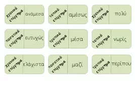 Προεπισκόπηση - Flashcards - Παιχνίδι επιρρημάτων (ΝΤΟΜΙΝΟ) - Σελίδα 3