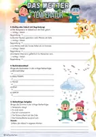 Vorschau - Arbeitsblätter - Das Wetter - Temperatur - Seite 2