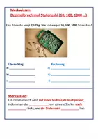 Vorschau - Arbeitsblätter - Materialpaket (Dezimalbrüche - mit Stufenzahlen vorteilhaft rechnen) - Seite 2