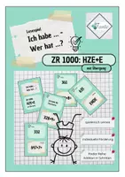 Vorschau - Spiele - Materialpaket: Ich habe… Wer hat… ? Addition ZR1000 (differenziert) - Seite 1