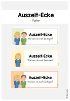 Vorschau - Fördermaterial/Inklusion - Plakat Auszeit-Ecke - Deckblatt