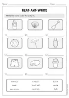 Vorschau - Mal- und Bastelvorlagen - Summer Activity Book – Englisch Grundschule | 23 Arbeitsblätter Sommer - Seite 3
