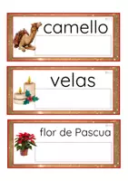 Vista previa - Tarjetas / Manipulativos - Lecto-escritura minúscula imprenta (Navidad) - página 2