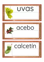 Vista previa - Tarjetas / Manipulativos - Lecto-escritura minúscula imprenta (Navidad) - página 3