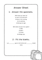 Vorschau - Arbeitsblätter - Mother's Day Stories - Present Simple Reading Comprehension - Seite 2