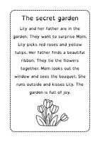 Vorschau - Arbeitsblätter - Mother's Day Stories - Present Simple Reading Comprehension - Seite 3