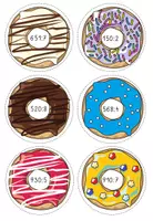 Vorschau - Aufgabenkarten - Schriftlich Dividieren DONUTS / Freiarbeit - Seite 3