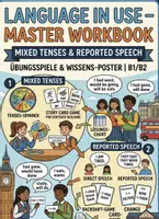 Vorschau - Arbeitsblätter - Mixed Tenses & Reported Speech | B1–B2 | Contextualised - Deckblatt