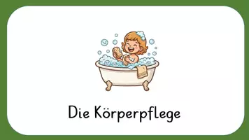 Vorschau - Präsentationen/Tafelbilder - Digitales Tafelbild: Körperpflege – Schritt für Schritt erklärt Passend zu den Arbeitsblättern - Seite 1