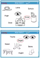 Vorschau - Arbeitsblätter - Leseübungskartei Lautgetreue Wörter Wort-Bild-Zuordnung - Seite 3