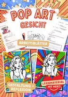 Vorschau - Kunst Frau Pop Art - Deckblatt
