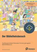 Vorschau - Arbeitsblätter - Der Bibliotheksbesuch - Deckblatt