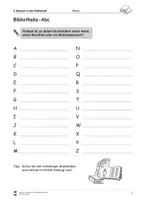 Vorschau - Arbeitsblätter - Der Bibliotheksbesuch - Seite 1