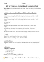 Vorschau - Arbeitsblätter - Geografische Besonderheiten Deutschlands - Rechercheaufgaben - Seite 2