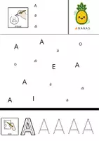 Aperçu - Apprentissages en autonomie - Fiches Alphabet écriture et reconnaissance - Page 2