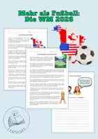 Vorschau - Arbeitsblätter - Mehr als Fußball: Die WM verstehen (2026) – Sachtexte, Aufgaben & Meinung bilden (Kl. 5–8) - Deckblatt