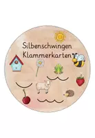 Vorschau - Stationenlernen - Silben erkennen mit Klammerkarten - Seite 1