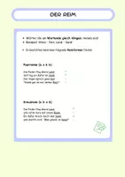 Vorschau - Poster - Merkblatt/Poster - Der Reim - Deckblatt