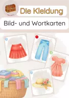 Vorschau - Stationenlernen - DaZ - die Kleidung - Materialpaket - Seite 1