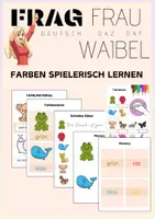 Vorschau - Stundenentwürfe - Tiere und Farben | DAZ Multimodale Wortschatzaneignung- Bundle - Seite 1