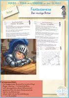 Vorschau - Aufgabenkarten - Ritter Fantasiereise Der mutige Ritter - Deckblatt