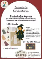 Vorschau - Stundenentwürfe - Materialpaket : UPP Reihe Kombinatorik Klasse 1+ 2 Zauberei - Seite 1
