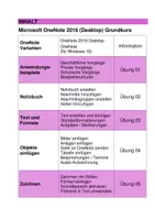 Vorschau - Unterrichtsreihen - OneNote 2016 (Desktop) - Seite 1