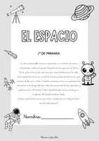 Vista previa - Hojas de trabajo - CUADERNILLO 1º - EL ESPACIO (1) - Portada