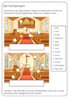Vorschau - Arbeitsblätter - Kirche & Gemeinde - Lerntheke zu zentralen Themen - Seite 1