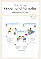 Vorschau - Unterrichtsreihen - Ringen und Kämpfen - UPP Stationskarten: Kämpfen um den Schatz (Gegenstände) - Deckblatt