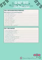 Vorschau - Arbeitsblätter - Arbeitsblatt: Simple Present + Present Progressive - Seite 2