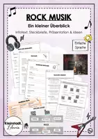 Vorschau - Stundenentwürfe - Rockmusik (Überblick & Hörbeispiele) - Deckblatt