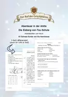 Vorschau - Mal- und Bastelvorlagen - Die Eisberg-von-Tau-Schule 03: Schnee-Kunde und Eis-Kenntnisse - Deckblatt