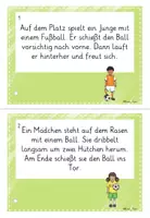 Vorschau - Stationenlernen - Laufdiktate Fußball – 9 differenzierte Texte (3 Niveaustufen) Deutsch Klasse 2, 3 - Seite 3