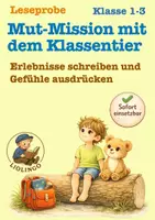 Vorschau - Arbeitsblätter - Erlebnisse schreiben mit dem Klassentier – kostenlose Leseprobe (2. Klasse) - Deckblatt