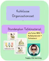 Vorschau - Präsentationen/Tafelbilder - Kuhklasse: Stundenplan Tafelmaterial 1 - Deckblatt