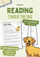 Vorschau - Arbeitsblätter - Reading Comprehension - Charlie the Dog (Part 1) - Deckblatt