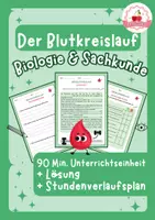 Vorschau - Stundenentwürfe - Der Blutkreislauf - Biologie & Sachkunde - 90 Min. Einheit 5.-7.Klasse - Deckblatt