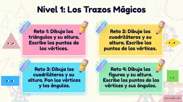 Vista previa - Juegos / Gamificación - RETOS FIGURAS PLANAS - PRESENTACIÓN - página 2