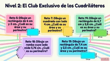 Vista previa - Juegos / Gamificación - RETOS FIGURAS PLANAS - PRESENTACIÓN - página 3
