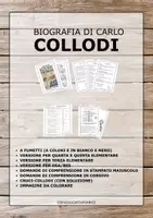 anteprima - Compiti in classe/Test - COLLODI - BIOGRAFIA FUMETTI E TESTO CON DOMANDE E GIOCO - Pagina di copertina