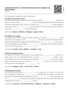 Vorschau - Arbeitsblätter - Dramatik - Der Unterschied zwischen einer Tragödie und einer Komödie (Lückentext und Übungen) - Seite 1